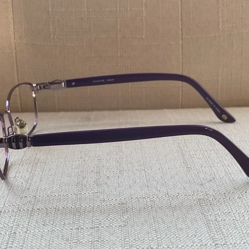 Bulova Women Eyeglasses Voilet Tone Glasses PIEDMENT 51[]15 135 Frame
